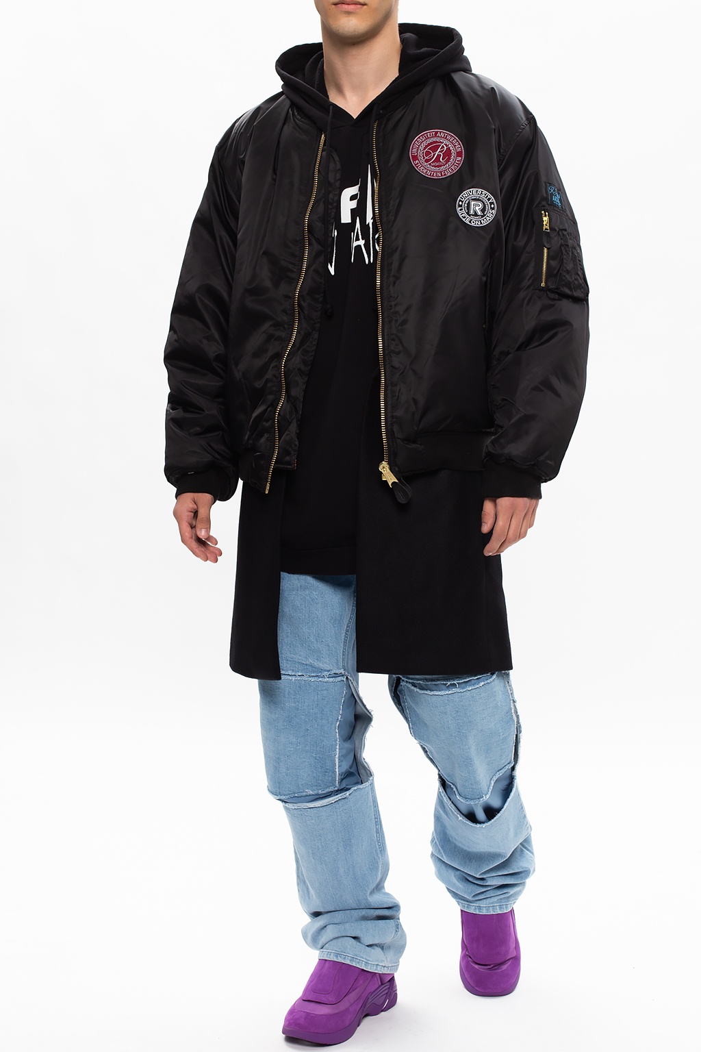 The North Face Insulated Fanorak jacket in in black - Bomber